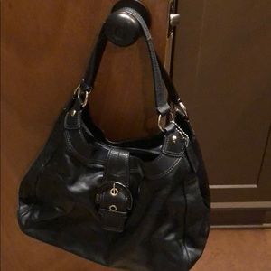 Large Black Coach Bag $ Wallet